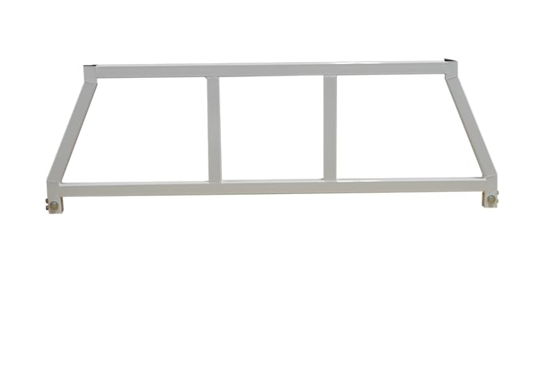 Cattleman HD 259W Headache Rack Fits Chevrolet/Ford/GMC Gloss White Powder-Coated Steel Can Be Used with Cross Bed Tool Box Window Cutout