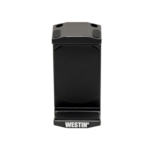 Westin 10-21095 20mm Ball Phone Holder up to 3.4" Wide Black Aluminum