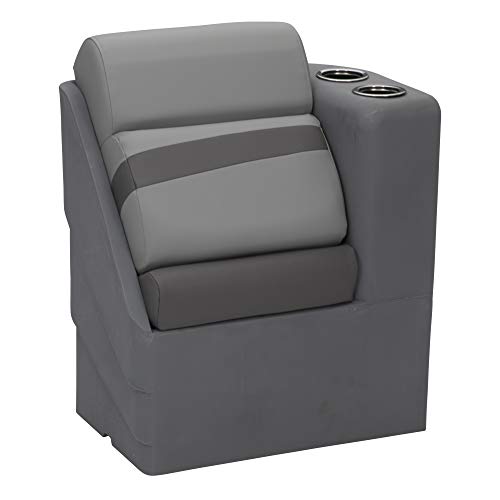 TAYLOR MADE PRODUCTS 17" Right Arm Pontoon Chaise - Charcoal