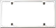 License Plate Frame - Plain Slim-Line