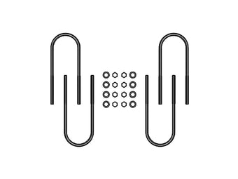 compare product ICON 1999-10 Ford F250/F350 SD, Rear 12” U-Bolt Kit
