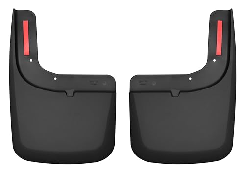 Husky Liners - Front Mud Guards | 2017-2022 Ford F-250/F-350 Super Duty w/OEM Fender Flares, Front Set - Black, 2 Pc | 58471