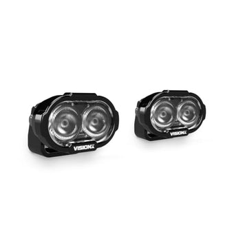 compare product Vision X DURALUX GEN2 Auxiliary Driving Light Pair, 2 LED Combo Beam with White DRL