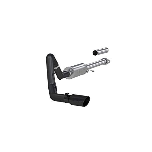 MBRP S5253BLK Black 3" Single Cat Back
