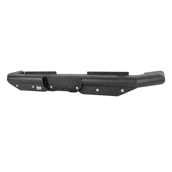 compare product Cattleman HD 4200S Rear Pipe Bumper Fits Ram 3500 2011-2018 Gloss Black Powder-Coated Steel 1-Piece Bolt-On 4 Inch Schedule 40 Pipe Diamond Plate For Dual Rear Wheels