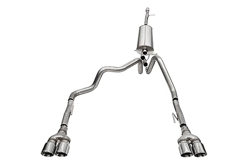 Corsa Performance 3.0"-2.5" Cat-Back Dual Rear Exit Exhaust System with Twin 4.0" Polished Pro-Series Tips
