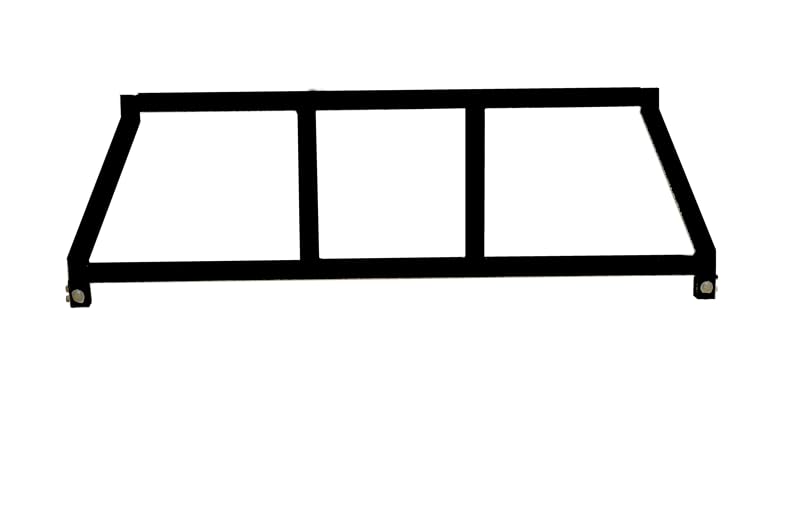 Cattleman HD 259B Headache Rack Fits Chevrolet/Ford/GMC Gloss Black Powder-Coated Steel Can Be Used with Cross Bed Tool Box Window Cutout