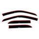 Auto Ventshade [AVS] In-Channel Rain Guards for 2008 - 2022 Toyota Sequoia | Window Vent Visors, 4 pcs. - Smoke | 194069