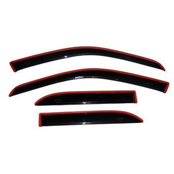 compare product Auto Ventshade [AVS] In-Channel Rain Guards for 2005 - 2015 Nissan Armada | Window Vent Visors, 4 pcs. - Smoke | 194134