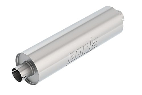 Borla 400130 S-Type Universal Performance Muffler 2.75 in. In/Out 6.75 in. Dia. x 24 in. Notched S-Type Universal Performance Muffler