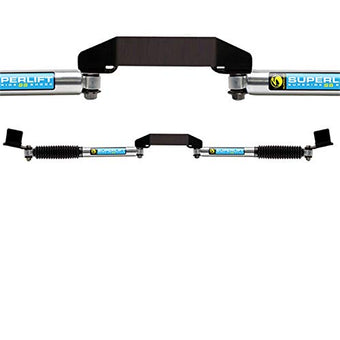 compare product RealTruck SUPERLIFT SUSPENSION Dual Steering Stabilizer Kit for Ford F-250/F-350 | Bilstein 5100 Series Cylinders | 92730 | Fits 2005-2022 Ford F-250 / F-350 4WD with 3