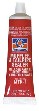 2 Pcs Permatex Tube 3 Oz Muffler & Tailpipe Sealer