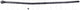 Dorman Premium TC81013PR Front Driver Side Inner Steering Tie Rod End Compatible with Select Dodge Models