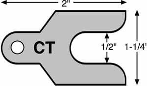 Specialty Products Company 47769 3/16" Camber/Caster Shim, (Pack of 50)