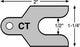 Specialty Products Company 47769 3/16" Camber/Caster Shim, (Pack of 50)