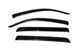 Auto Ventshade [AVS] Outside Mount Rain Guards For 2007 - 2021 Toyota Tundra, CREWMAX ONLY | Window Vent Visors, 4 pcs. - Smoke | 94309