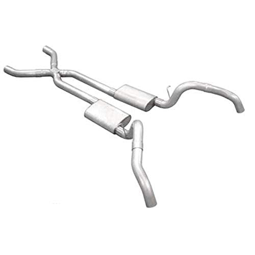 Pypes Performance Exhaust Pypes Performance ExhaustPypes Exhaust SGF63S Street Pro 3" Diameter 409 Stainless Steel Crossmember-Back Exhaust System with X-Pipe for Camaro/Firebird