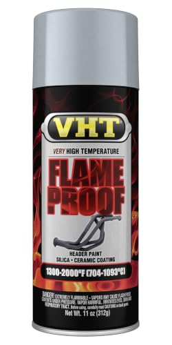 VHT Flameproof Coating, Flat, Silver, 11 oz