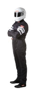 RaceQuip 120006RQP 120 Series 1-Pc Race Suit SFI 3.2A/5 Black/White Stripe XL