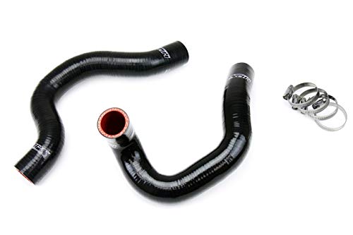HPS 57-1056-BLK Black Silicone Radiator Coolant Hose Kit