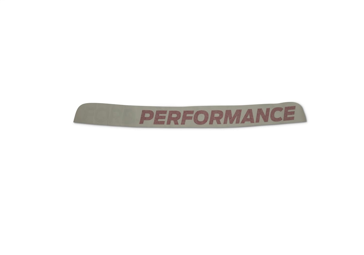 Ford Performance 2015-2017 Mustang Windshield Banner Ford Performance - White/Red