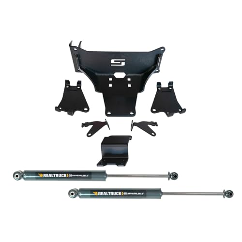 SUPERLIFT SUSPENSION Dual Stabilizer Kit for Ford F-250/F-350 | Shadow Series Cylinders | 92751 | Fits 2023-2024 Ford F-250/F-350 4WD No Lift Height to Any Lift Height