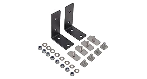 Rhino Rack Batwing Tubular Rack Awning Bracket Kit, Fits Round or Square Tubes up to 1.1 Inch (28 mm) Diameter, Mount Your Full Size or Compact Batwing Awning to Your Car, Truck, SUV, or Van (33103)