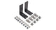 Rhino Rack Batwing Tubular Rack Awning Bracket Kit, Fits Round or Square Tubes up to 1.1 Inch (28 mm) Diameter, Mount Your Full Size or Compact Batwing Awning to Your Car, Truck, SUV, or Van (33103)