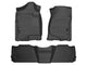 Husky Liners Weatherbeater Floor Mats | Fits 2007-2014 Chevrolet Suburban 1500 & GMC Yukon XL1500; 2007-2013 Cadillac Escalade EXT & Chevrolet Avalanche | Front & 2nd Row, 3-pc Black - 98261