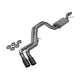 Flowmaster 717986 FlowFX Cat-Back Exhaust Kit 3 to Dual 2.5 Inch Same Side Exit 409 Stainless Steel 3.5 Inch Black Ceramic Coated Tips Compatible with 2015-2020 Chevy Tahoe GMC Yukon 5.3L 2/4WD