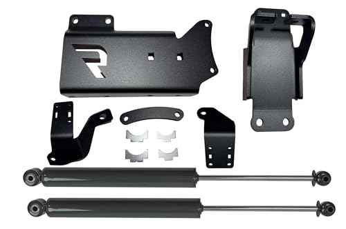 SUPERLIFT SUSPENSION Dual Steering Stabilizer Kit for RAM 2500/3500 | Shadow Series Cylinders | 92771-1 | Fits 2014-2025 RAM 2500/3500 4WD with No Lift to Any Lift Height