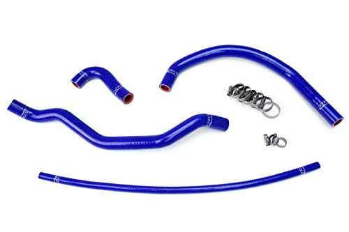 HPS 57-1348-BLUE Blue Silicone Radiator Coolant Hose Kit