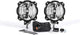 KC HiLiTES 91305 Gravity LED Pro6 Single Wide-40 Beam with Wiring Harness and Illuminated LED Light Switch - Pair Pack System