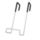 Duraflex 22220 Gator Tote Tank RV Ladder Storage Hook Silver Powder Coated Steel with Rubber Coating, Universal Fit for Portable Waste Holding Tanks, Holds 1 Tank Up to 38 Gallons