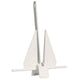 Greenfield Slip-Ring Mechanical Fluke Anchors PVC Coated (Color: PVC Coated White, Option: 5 lb.)