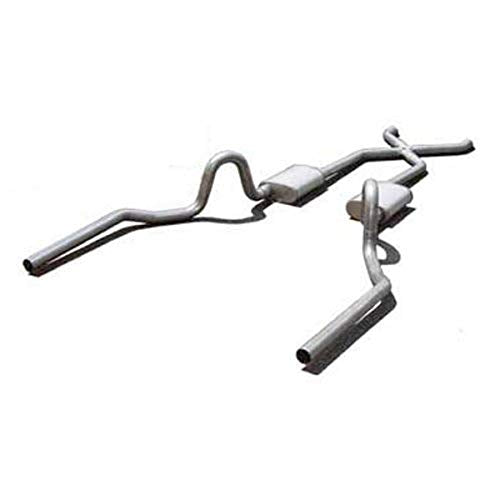 Pypes Performance Exhaust Pypes Performance ExhaustPypes Exhaust SGA13S Street Pro 3" Diameter 409 Stainless Steel Crossmember-Back Exhaust System with X-Pipe for GM A-Body