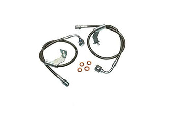 compare product RealTruck SUPERLIFT SUSPENSION Brake Hose Kit for Suburban/Blazer/GM Pickup | Front Bullet Proof Pair of Brake Hoses | 91365 | Fits 1987 GM Pickup; 1987-1991 Blazer/Suburban with 8-12