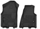 Husky Liners X-act Contour Floor Mats | Fits 2019-2024 Ram 1500 Crew Cab & Quad Cab (New Body, Will Not Fit Classic Body) | Front Row, 2-pc Black - 54501
