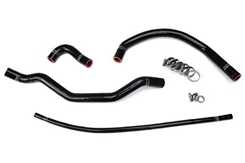HPS 57-1348-BLK Black Silicone Radiator Coolant Hose Kit