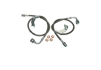 compare product RealTruck SUPERLIFT SUSPENSION Brake Hose Kit for Suburban/Blazer/GM Pickup | Front Bullet Proof Pair of Brake Hoses | 91360 | Fits 1987 GM Pickup; 1987-1991 Blazer / Suburban with 4-6