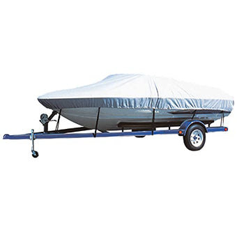 compare product Carver Industries 79002 Trailerable Flexible Fit PRO Universal Boat Cover - 14' to 16' Centerline, 86