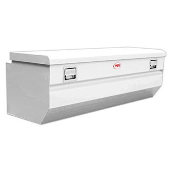 compare product RKI M58U-1NM Single Lid Steel Chest Box with Offset for Fullsize, White