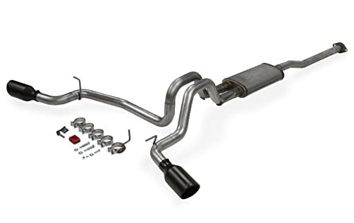 Flowmaster 717876 FlowFX Cat-Back Exhaust Kit Dual 2.5 Inch Stainless Steel Tailpipes 4.5 Inch Black Ceramic Coat Stainless Tip Compatible with 2005-2015 Toyota Tacoma 4.0L 2/4WD and all Wheelbases