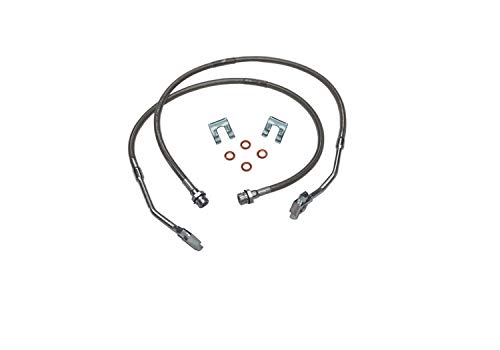 Superlift | 91355 | Bullet Proof Front Hoses | Pair of Hoses | Fits 1979-1986 GM Pickup, Blazer, and Suburban with 8-12" Lift Kit
