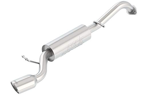 BORLA 11897 Axle-Back Perf. Exhaust Sys. for 2014-2019 Toyota Corolla S & SE & XSE & Special Edition 1.8L 4 Cyl. T-304 Stainless S-Type Right Rear Exit Single 4.25" x 3.5" Oval Polished T-304 SS Tip