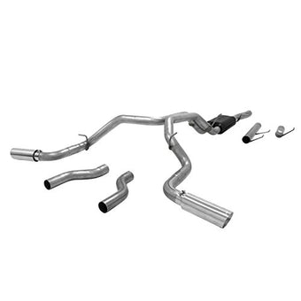 compare product Flowmaster 817709 American Thunder Cat-Back Exhaust Kit 3 Inch 409 Stainless Steel Dual 4 Inch Polished Stainless Tips Compatible with 2014-2024 Ram 2500 6.4L 149.4 160.5 169.4 Inch Wheelbases