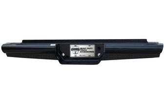 compare product Cattleman HD 4235S Rear Pipe Bumper Fits Dodge Ram 3500 2020-2024 Dual Rear Wheels Gloss Black Powder-Coated Steel 1-Piece Bolt-On 4 Inch Sensor Compatible