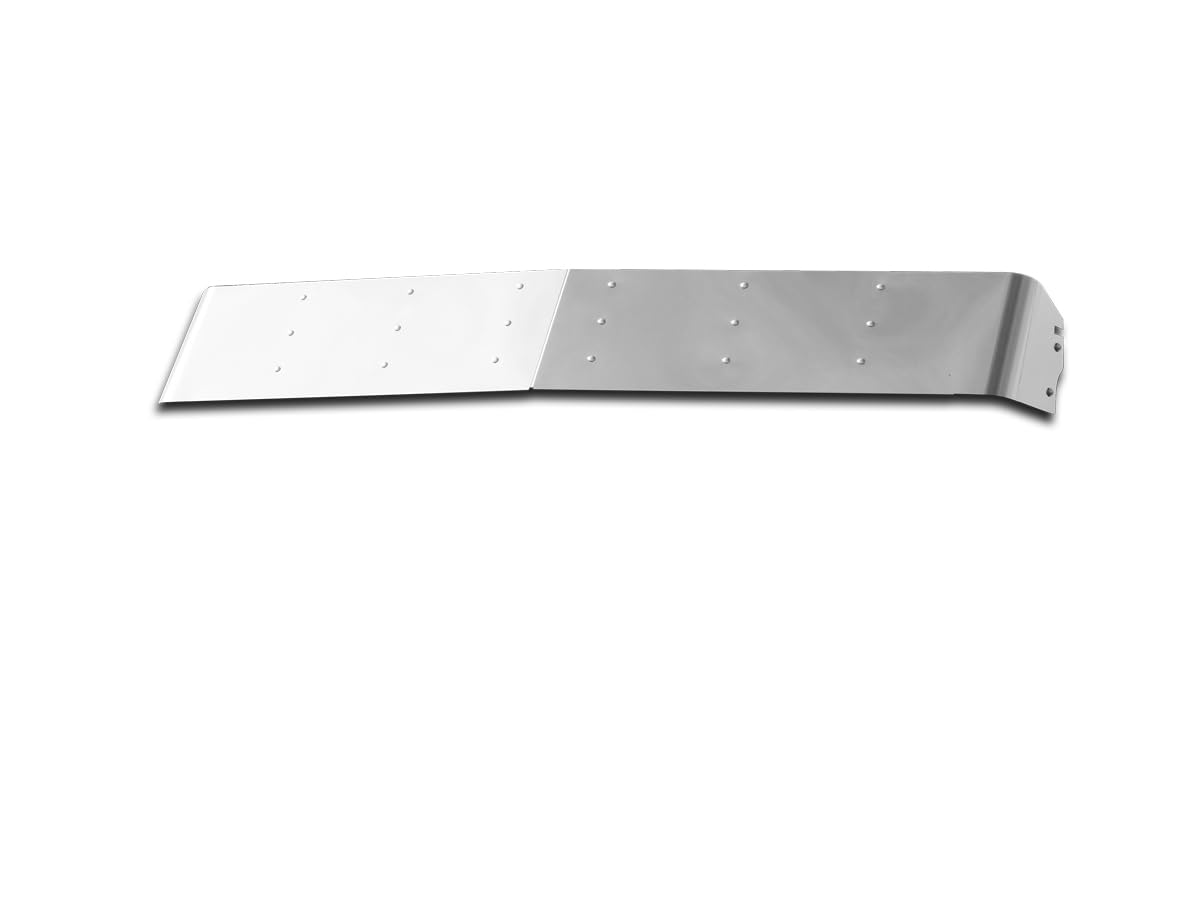 RoadWorks 13" Drop Visor for Mack Flat Top Cv, Gu, Ch, Ct, Cx Trucks (2002-2013) | 85010