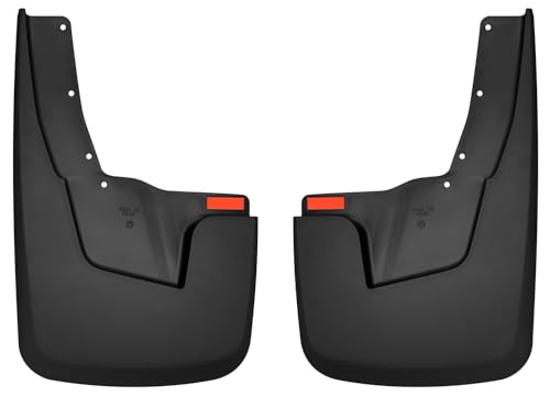 Husky Liners — Rear Mud Guards | Fits 2019-2024 Dodge Ram 1500 with Factory OEM Flares ONLY (Will NOT Fit TRX Edition) - Black, 2 Pc. | 59131