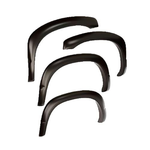 Bushwacker Extend-A-Fender Extended Front & Rear Fender Flares | 4-Piece Set, Black, Smooth Finish | 40938-02 | Fits 2007-2013 Chevrolet Silverado 1500 w/ 6.6' or 8.1' Bed; 2007-2014 2500 HD/3500 HD